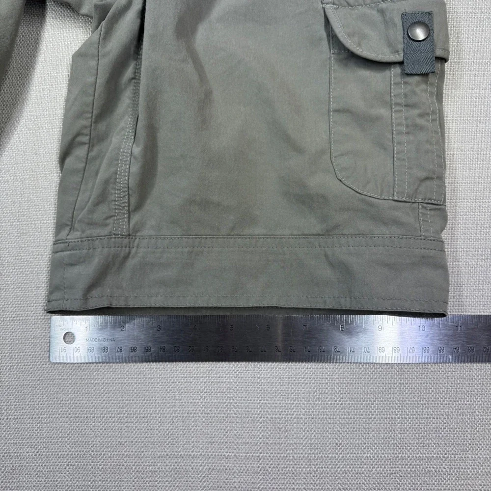KUHL Women's Cargo Shorts Olive Green Hiking Outdoor Multi Pocket Size 33